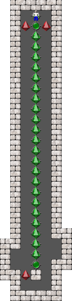 Sokoban Fibonacci Challenge level 21